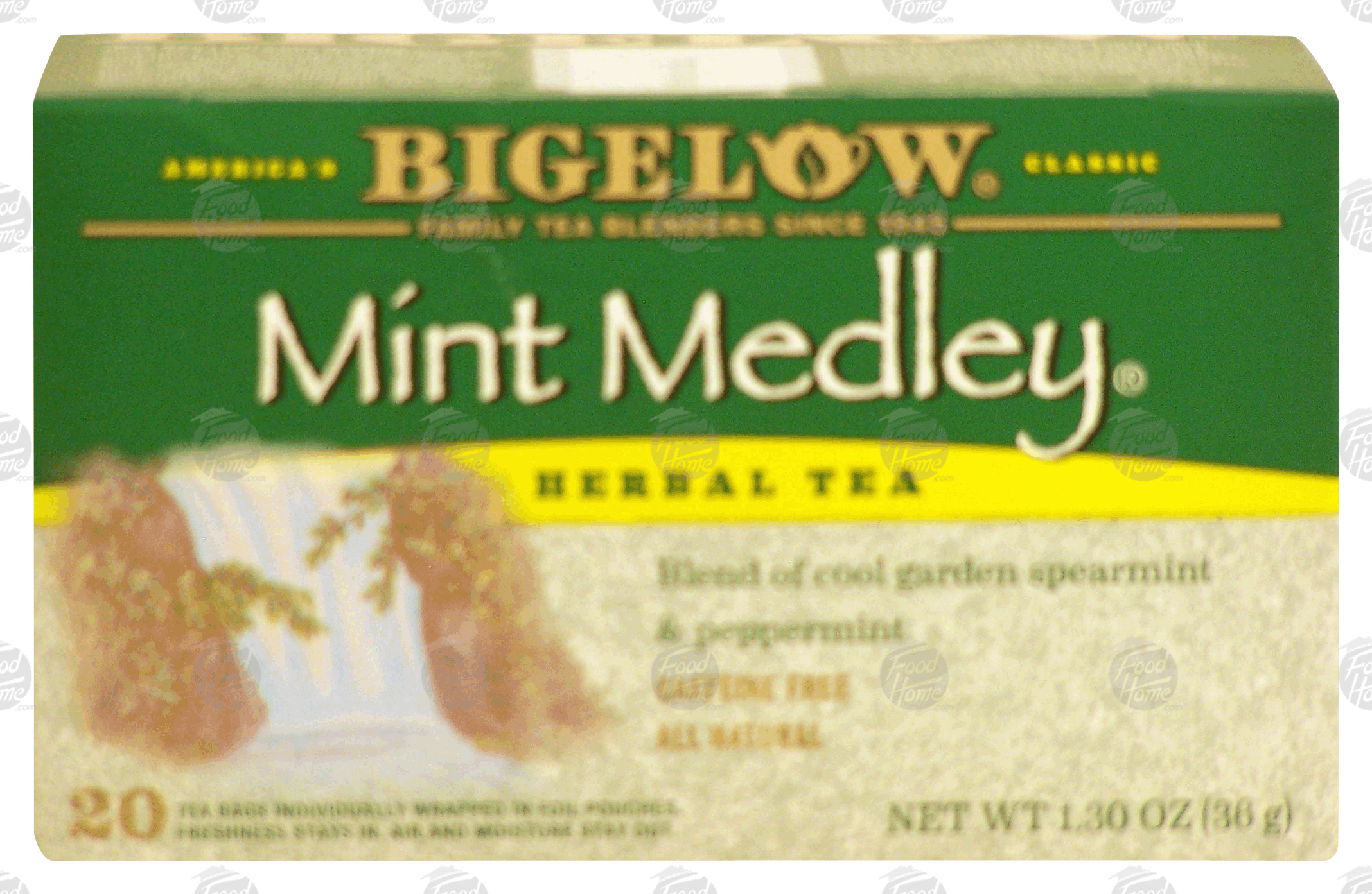 Bigelow Herbal Tea Mint Medley All Natural Caffeine Free Full-Size Picture